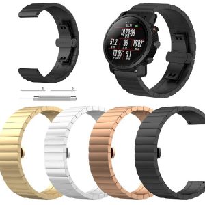 Watch GT2 GT2 Pro 46MM strap, Stainless Steel Butterfly Buckle, One Bead Bamboo Strap + Free strap remover