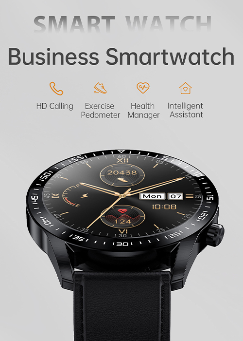 Business smart watch. NJYUAN L13 IP68 waterproof 1.3 inch 240*240 color screen 290mAh battery smart watch