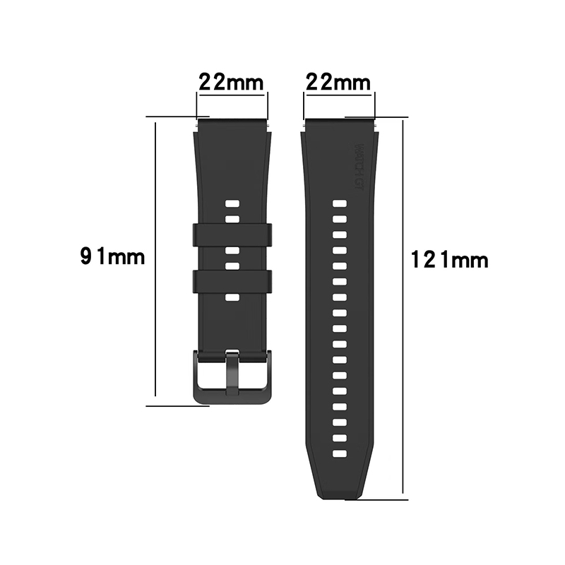 Watch GT2 pro 22mm silicone straps multi color size