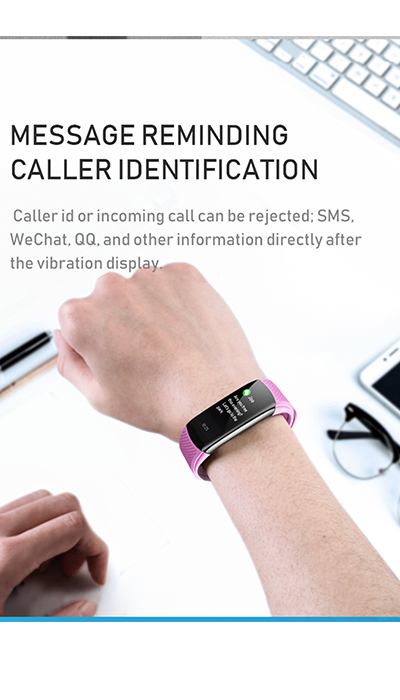 Message reminding caller identification. caller id or incoming call can be rejected; SMS, wechat, qq and other information directly after the vibration display.