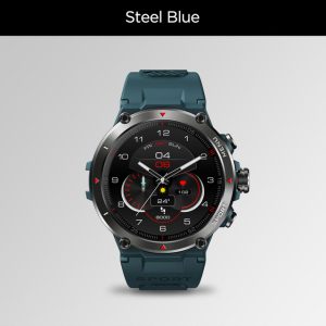 Zeblaze Stratos 2 GPS AMOLED Display 24h Health Monitor IP68 Water Resistant GPS Smartwatch