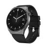 Huadai HD3 Pro 1.32 inch 360*360 Bluetooth 5.1 Wireless charging IP68 waterproof Sports Smart bracelet black silicone strap