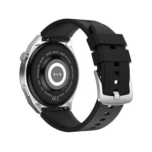 Huadai HD3 Pro 1.32 inch Bluetooth 5.1 Smart bracelet silver silicone strap