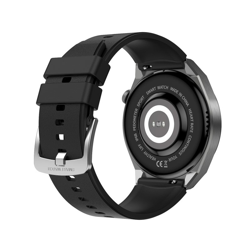 Huadai HD3 Pro 1.32 inch Bluetooth 5.1 Smart bracelet black silicone strap