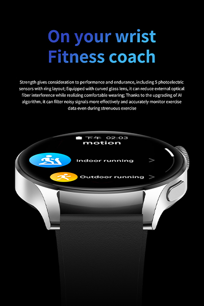 On your wrist fitness coach
