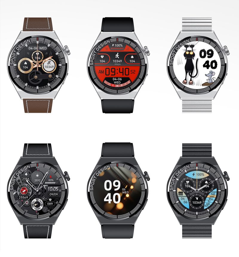 NJYUAN GT3 PRO 390*390 1.35 inch Circular screen 250 mAh battery smart watch