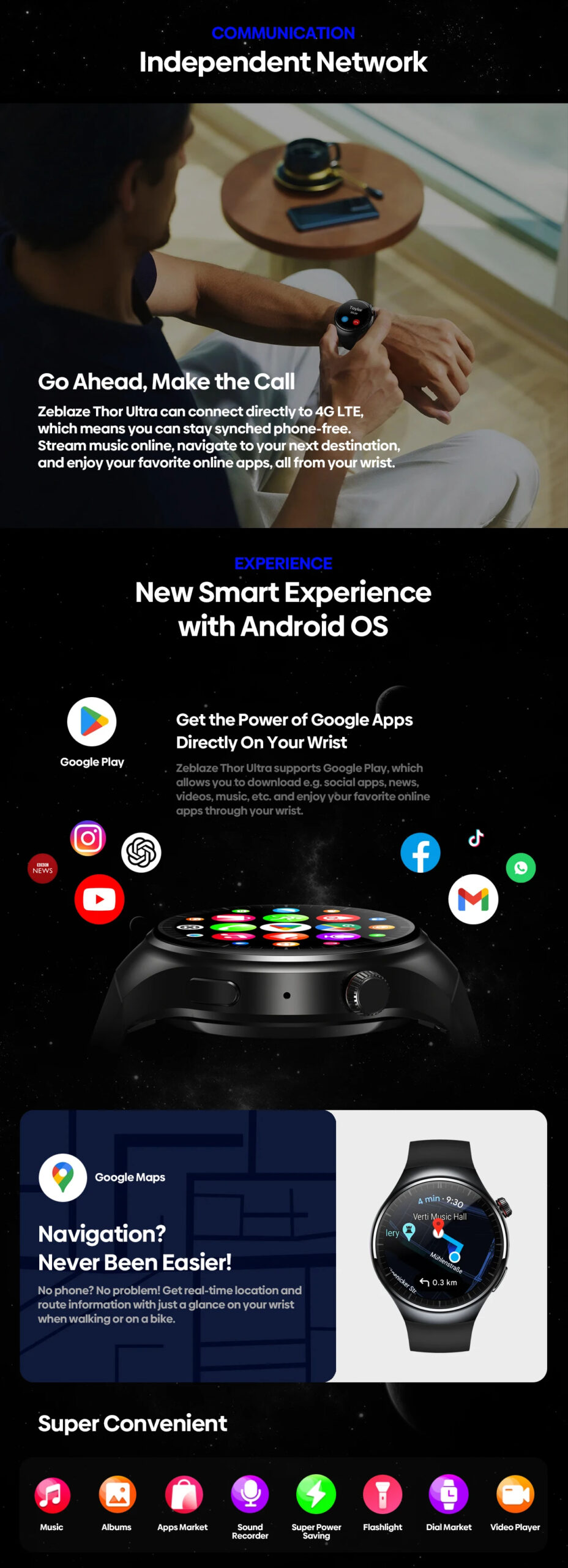 Zeblaze Thor Ultra Android Smart Watch (1)