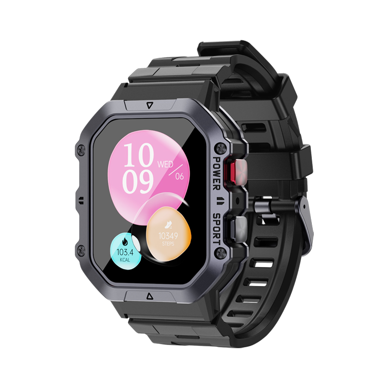 NJYUAN W1 RTL8763EWE 1.65 inch AMOLED Outdoor Smart Watch