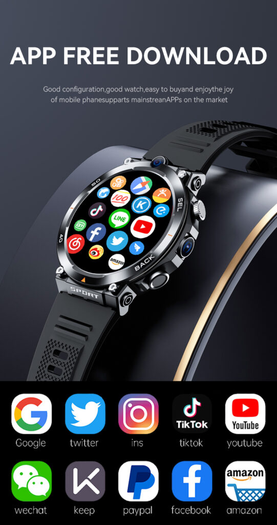 NJYUAN H10 4G Camera 2GB+16GB wifi Smartwatch