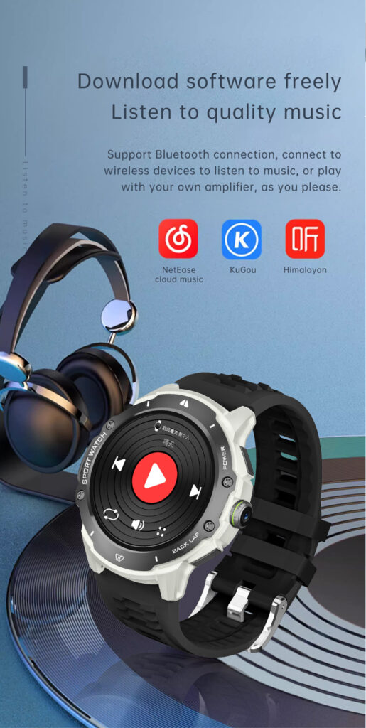 NJYUAN KB08 4G Android Camera WIFI Smartwach