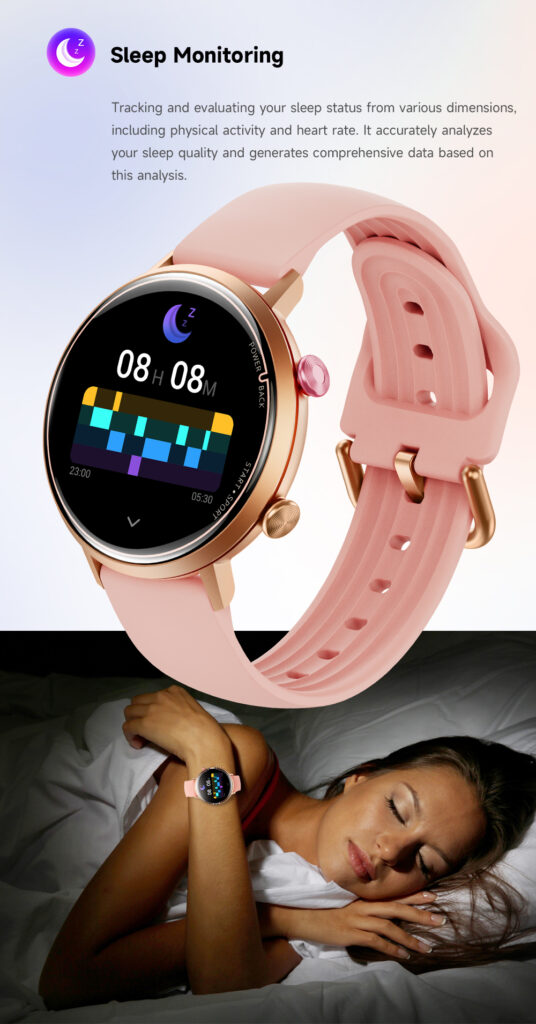 NJYUAN W2 1ATM Waterproof 8763EWE-VP Female Smart Watch