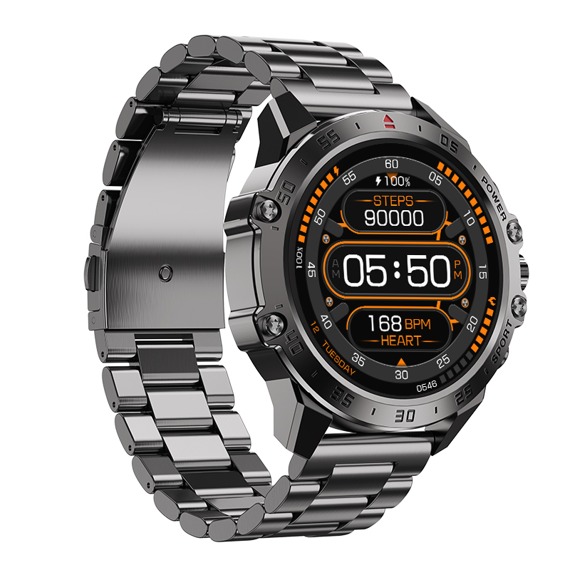 NJYUAN T57 1.43 inch AMOLED 370mAh Rugged Smartwatch