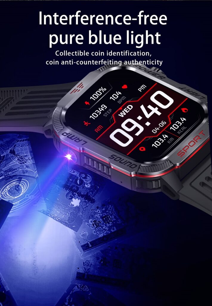 NJYUAN HT29 FitCloudPro BT8959T6 600mAh Smart Watch