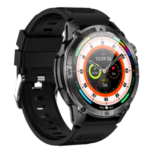 NJYUAN HK08 Build in GPS ATS3085S Chip Fitbeing App 1.43 inch Amoled Screen 530mAh Battery Smart Watch