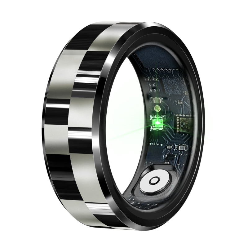 NJYUAN R9 Pixart 2860 Chip IP68 Heart rate Blood oxygen Smart Ring