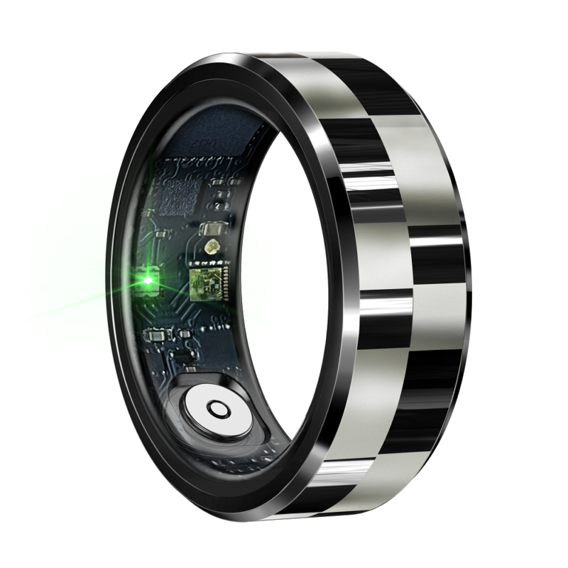 NJYUAN R9 Pixart 2860 Chip IP68 Heart rate Blood oxygen Smart Ring