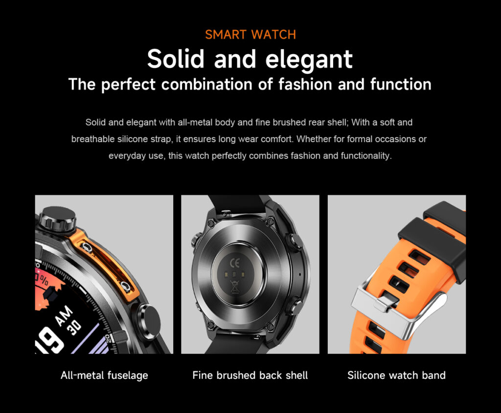 NJYUAN HD300 Rugged Smart Watch