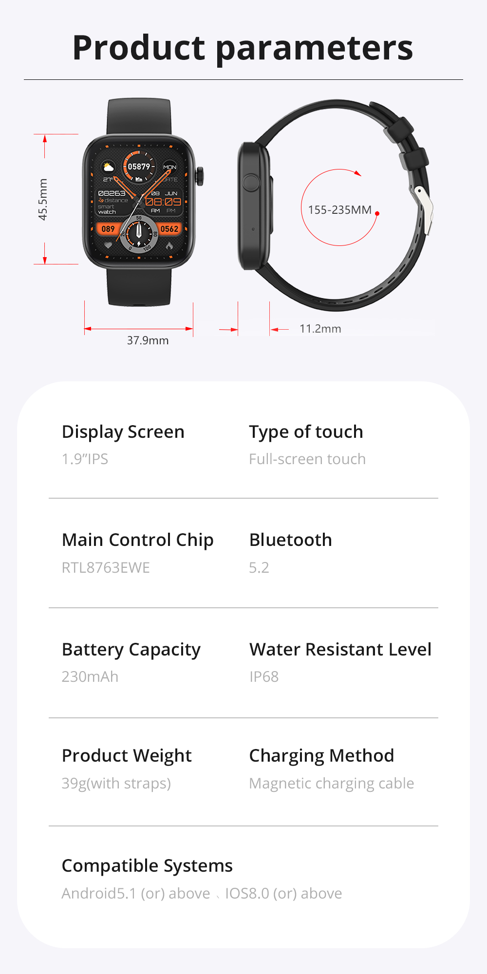 Colmi p71 smart watch
