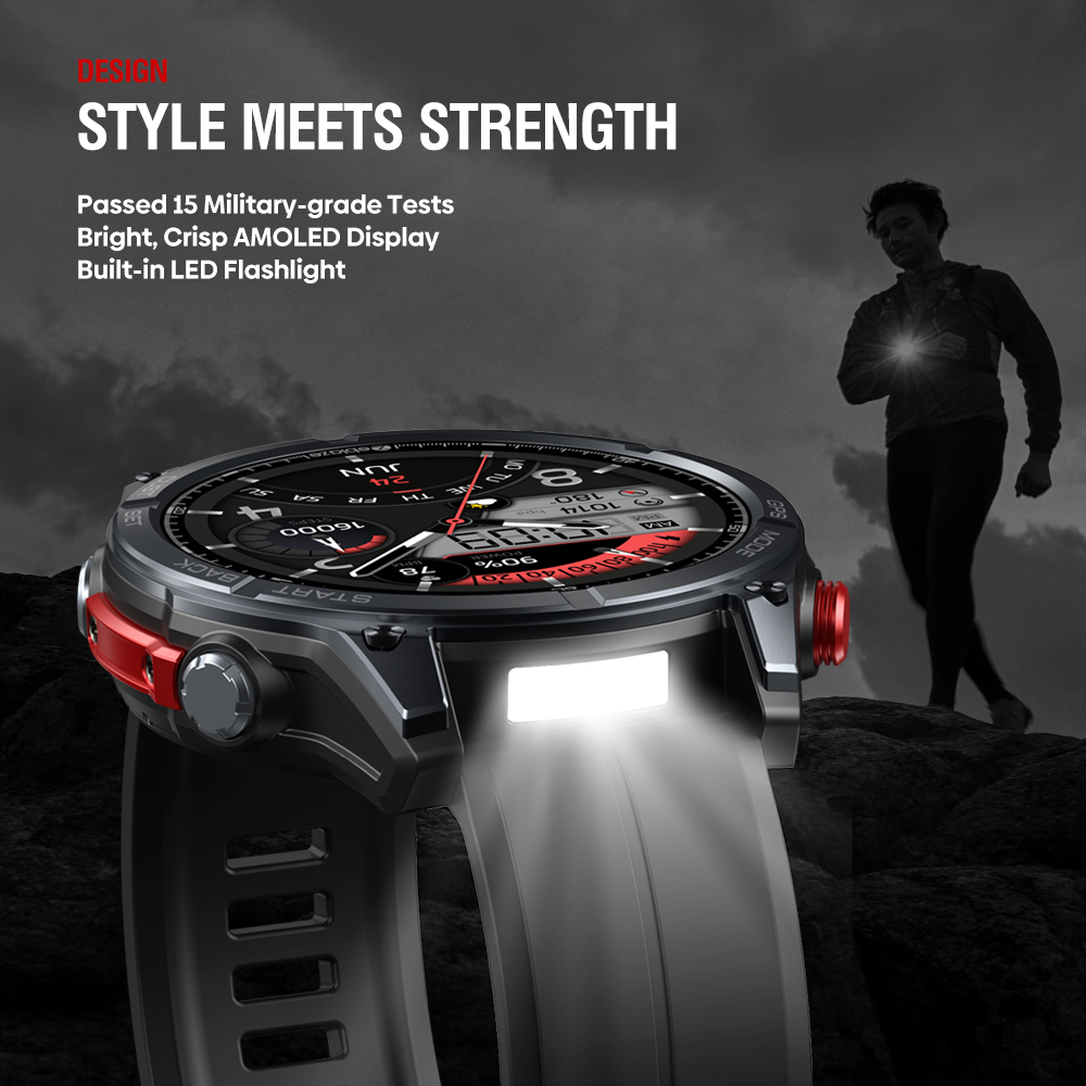 Zeblaze Stratos 4 rugged smart watch
