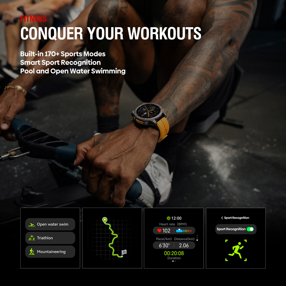 Zeblaze Stratos 4 rugged smart watch