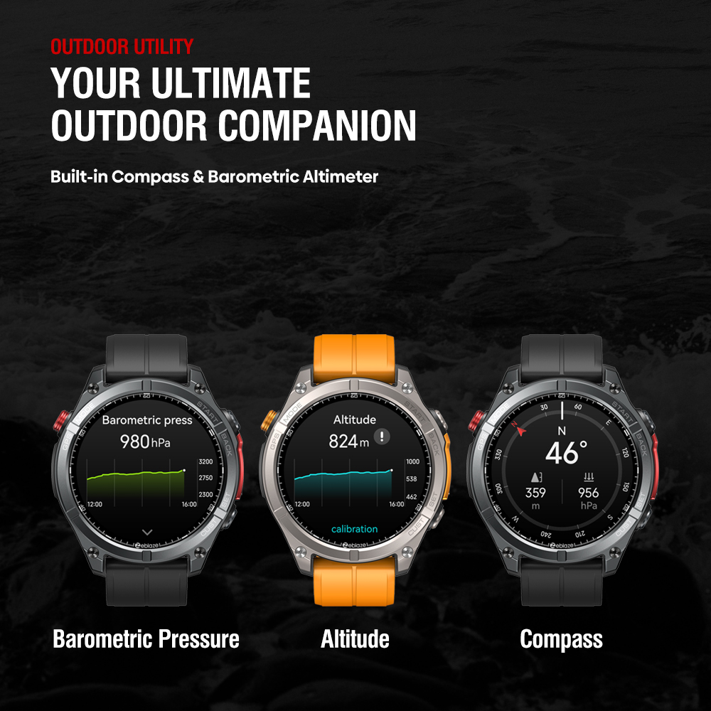 Zeblaze Stratos 4 rugged smart watch