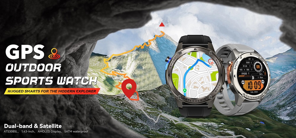 NJYUAN DM56 Rugged Smart Watch