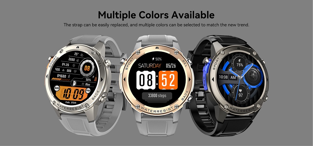 NJYUAN DM56 Rugged Smart Watch