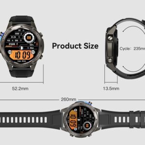 NJYUAN DM56 Rugged Smart Watch