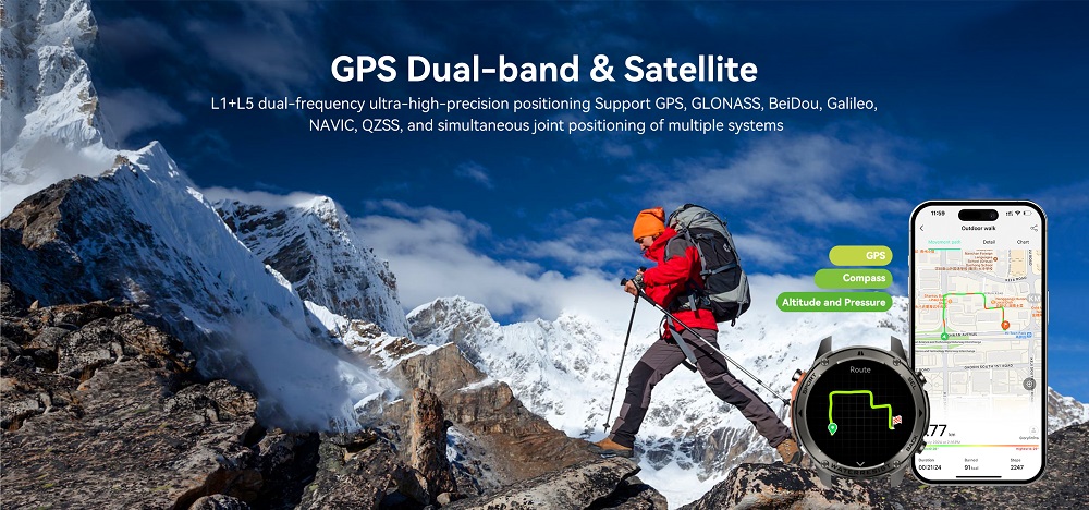 NJYUAN DM56 Rugged Smart Watch