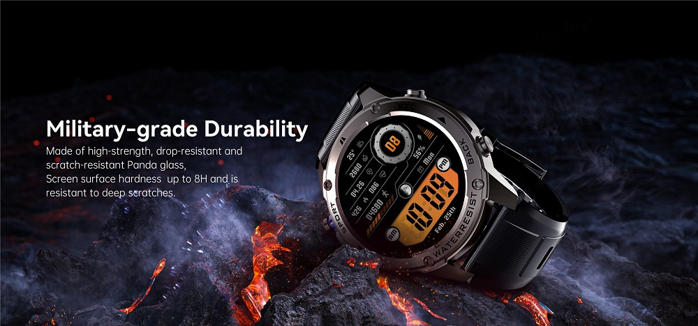NJYUAN DM56 Rugged Smart Watch