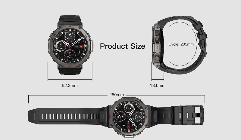 NJYUAN DM58 Rugged Smart Watch