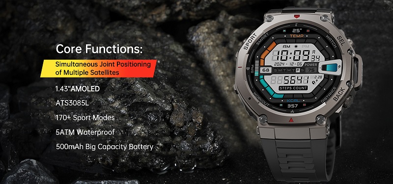 NJYUAN DM58 Rugged Smart Watch