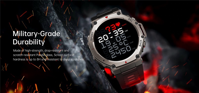 NJYUAN DM58 Rugged Smart Watch