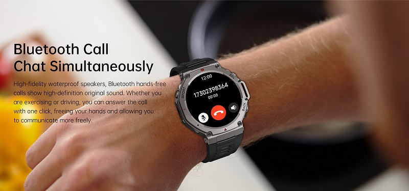 NJYUAN DM58 Rugged Smart Watch