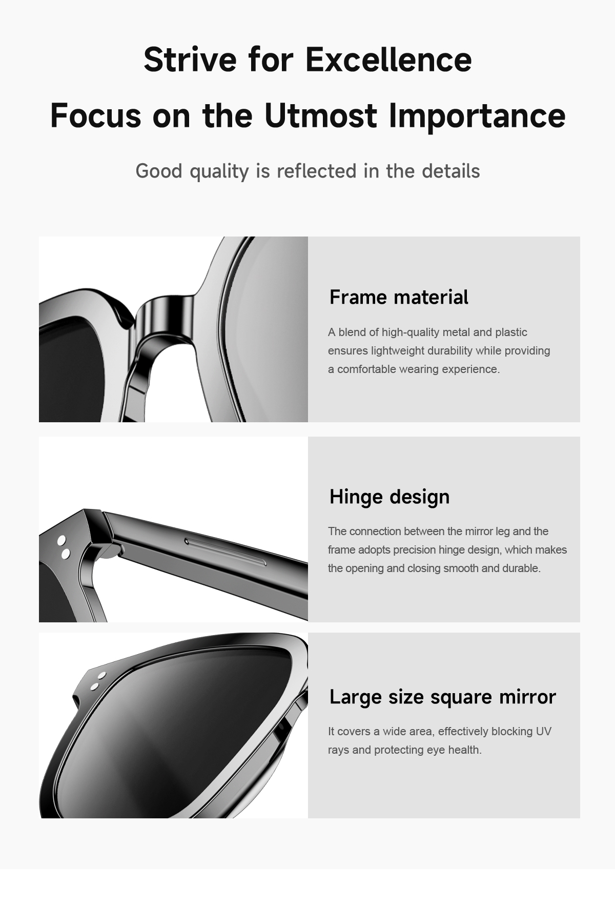 NJYUAN V1 Pro Smart Glasses