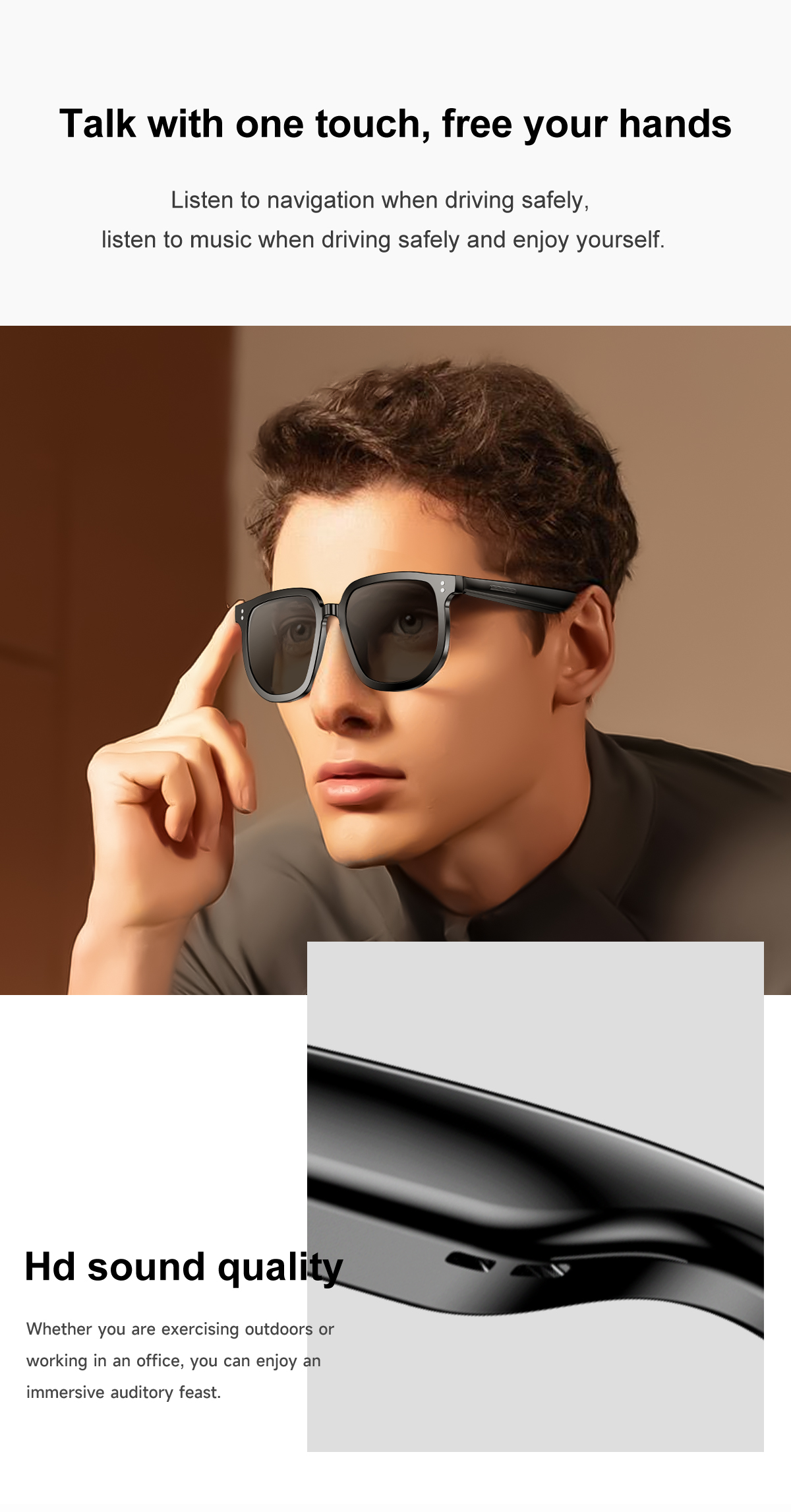 NJYUAN V1 Pro Smart Glasses