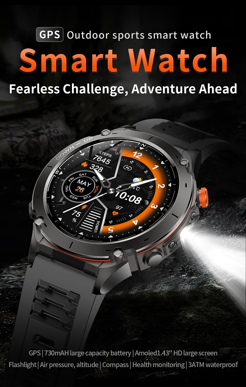 NJYUAN Y101 Rugged Smart Watch