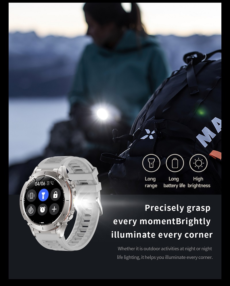NJYUAN Y101 Rugged Smart Watch