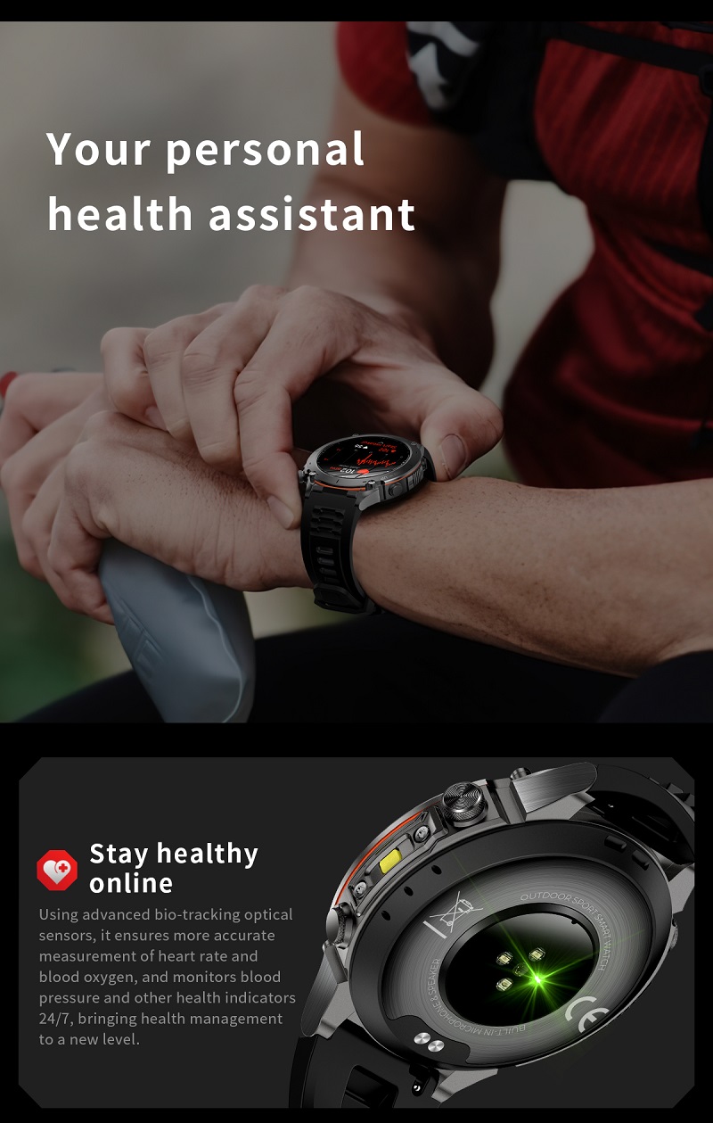 NJYUAN Y101 Rugged Smart Watch