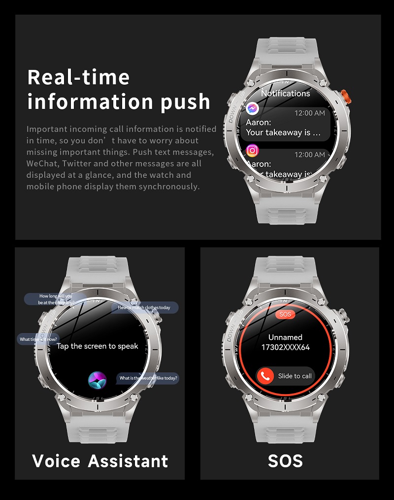 NJYUAN Y101 Rugged Smart Watch