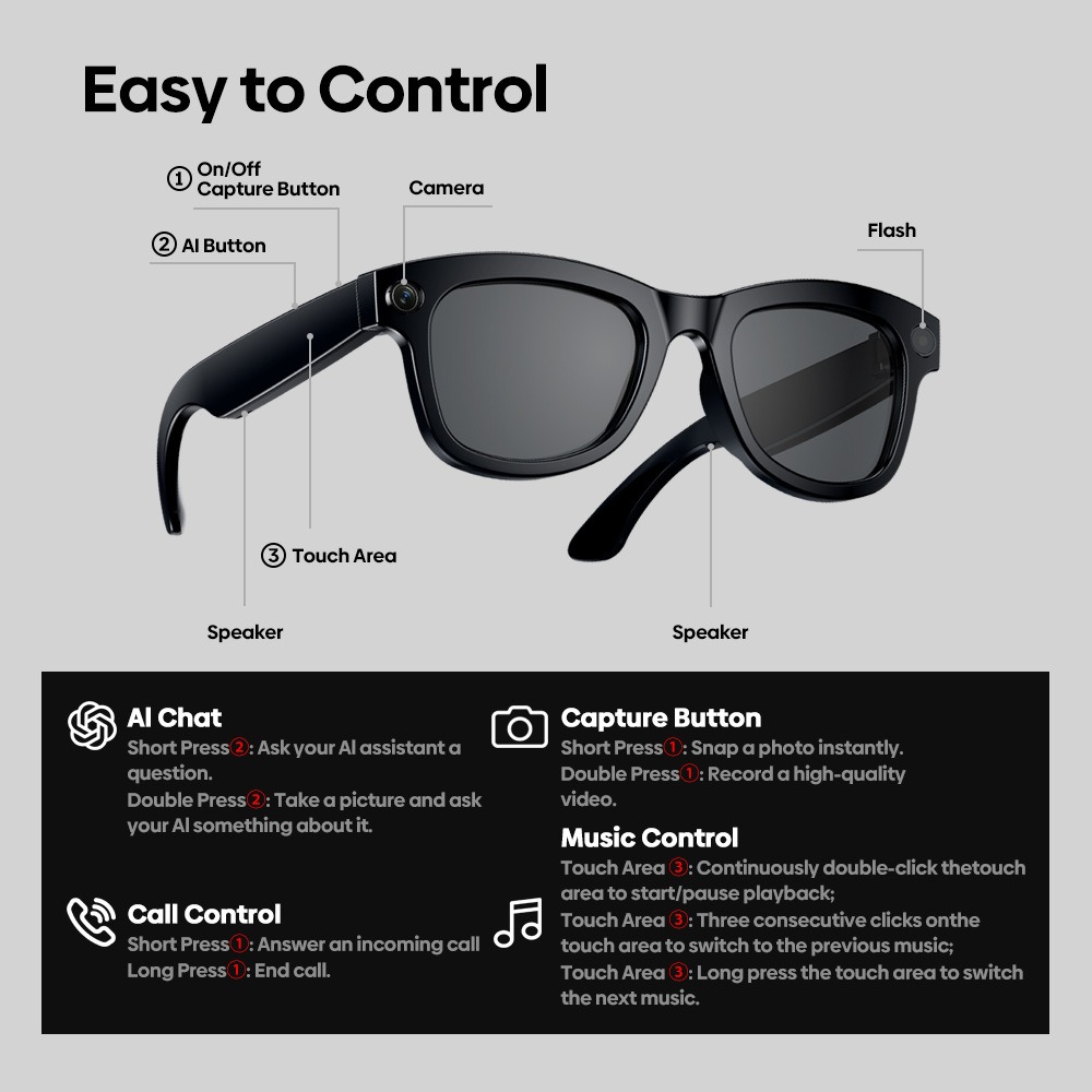 Zeblaze Eyewear Smart Glasses