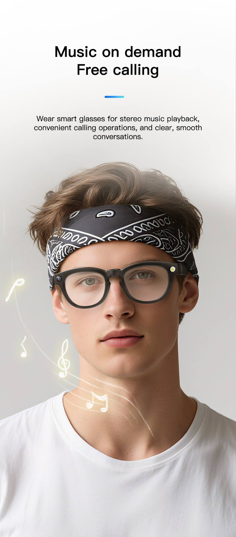 NJYUAN Q8 Smart Glasses
