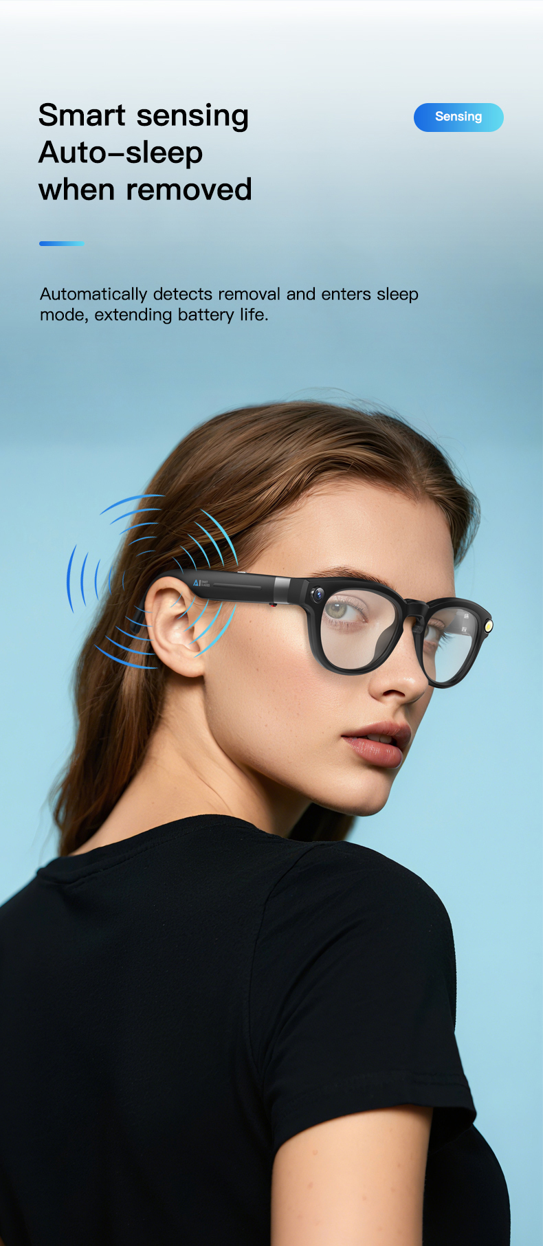 NJYUAN Q8 Smart Glasses