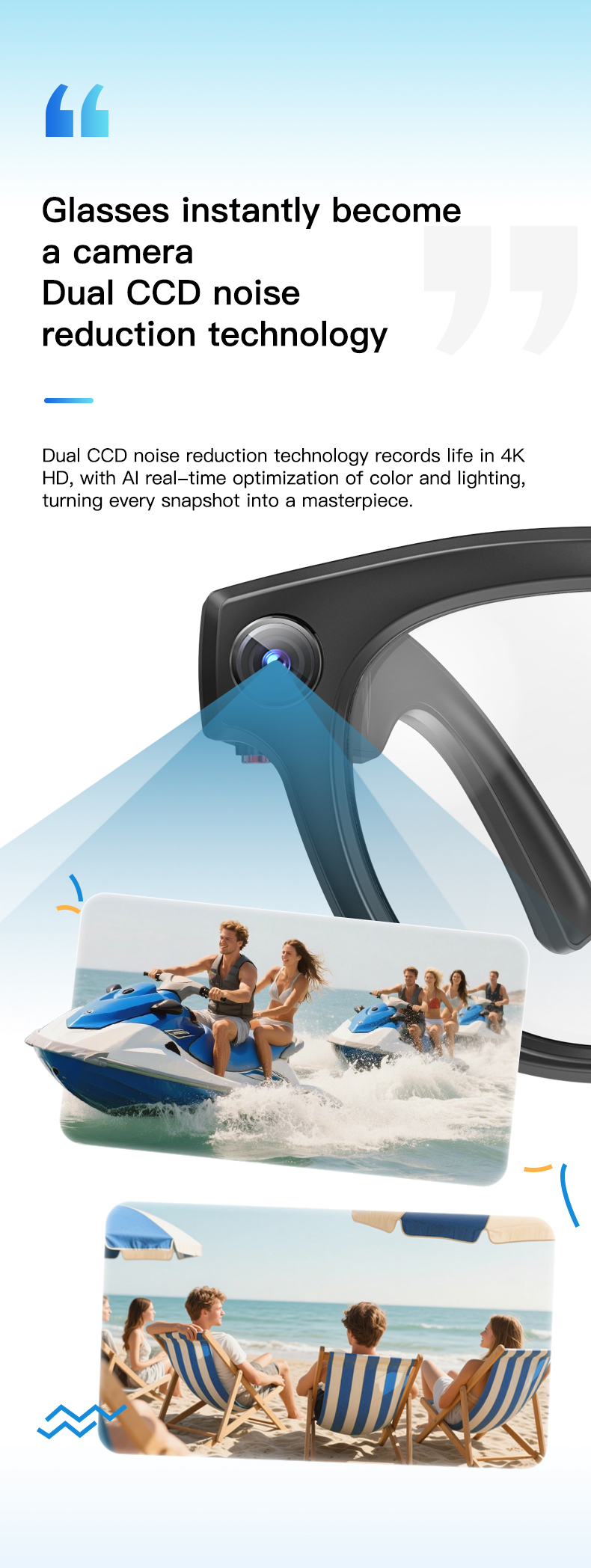 NJYUAN Q8 Smart Glasses